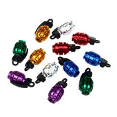 4 színes kerékpártartozékok kerékpárhoz MTB BMX Moto Színes ötvözet szelepsapkák porvédők Kerékpáros autógumik