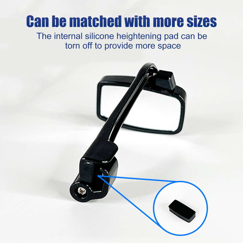 Dviračio dviračio dviračių važiavimo akiniai Galinio vaizdo veidrodėlis 360 Šalmas Galinio vaizdo reguliavimas Galinio vaizdo akinių tvirtinimo jojimo įranga