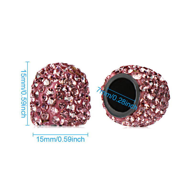 4db/szett Bling Crystal autógumi szelepsapkák gyémánt csillogó porálló kerékszelep sapkák autós kiegészítő női autós bábu dekor