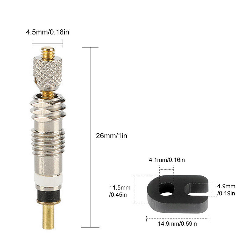 12 τμχ/Σετ Πυρήνα Βαλβίδας Ελαστικού Ποδηλάτου Σετ Πυρήνα Βαλβίδας Ελαστικού Ποδηλάτου Αντικατάσταση κιτ εργαλείων πυρήνα βαλβίδας αέρα για Presta