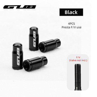 GUB 4 DB Kerékpárszelep sapka Opcionális Schrader A/V Presta F/V CNC-megmunkálású ötvözet eloxált mellbimbófedél rusztikus mentes
