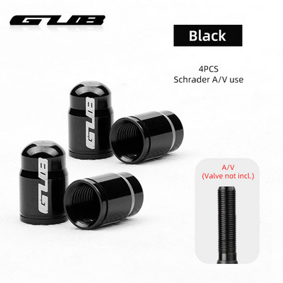 GUB 4 DB Kerékpárszelep sapka Opcionális Schrader A/V Presta F/V CNC-megmunkálású ötvözet eloxált mellbimbófedél rusztikus mentes