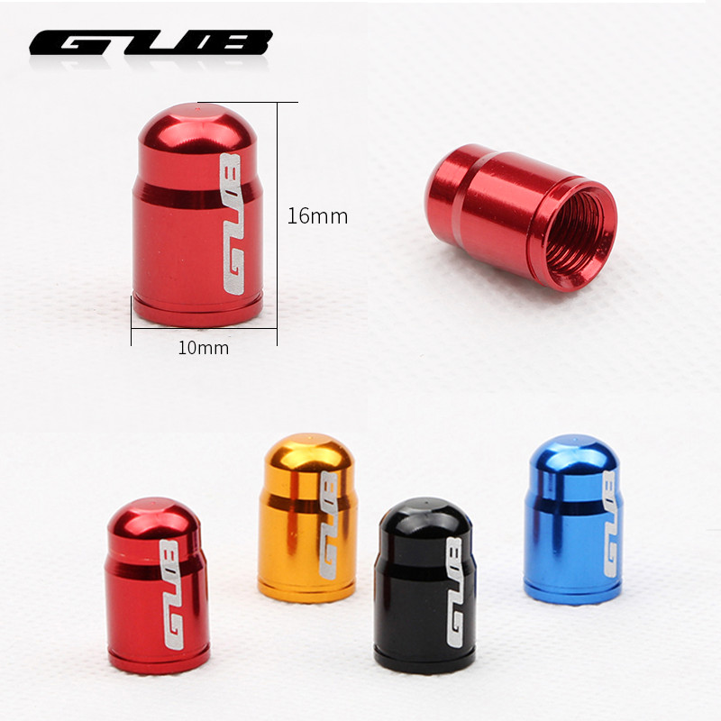 GUB 4 DB Kerékpárszelep sapka Opcionális Schrader A/V Presta F/V CNC-megmunkálású ötvözet eloxált mellbimbófedél rusztikus mentes