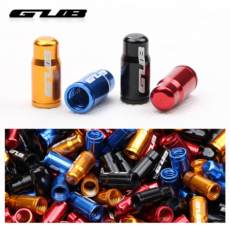 GUB 4 DB Kerékpárszelep sapka Opcionális Schrader A/V Presta F/V CNC-megmunkálású ötvözet eloxált mellbimbófedél rusztikus mentes