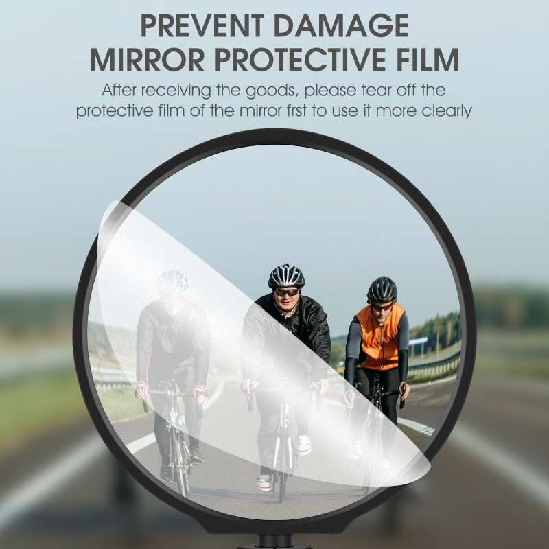 WEST BIKING Universaalne jalgratta tahavaatepeegel 360 kraadi reguleeritav tahavaatepeegel Jalgrattasõidutarvikud Jalgratta juhtraua peeglid