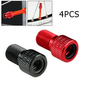 4vnt dviračio vožtuvo adapteris prancūziškas vožtuvas su automobilio vožtuvu prancūziško burnos bekamerės padangos dviračių dviračio vožtuvo adapterio keitiklio priedai