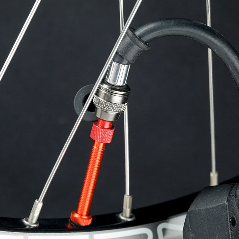 4vnt dviračio vožtuvo adapteris prancūziškas vožtuvas su automobilio vožtuvu prancūziško burnos bekamerės padangos dviračių dviračio vožtuvo adapterio keitiklio priedai