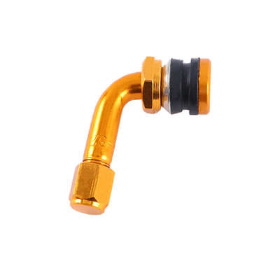 2 бр. Вентили за гуми на мотоциклетни колела Капачка на стеблото Въздушен капак 90 градуса CNC Алуминиева сплав Универсални безкамерни стъбла на клапани