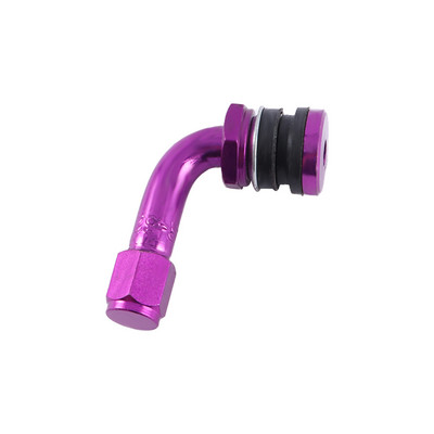 2 бр. Вентили за гуми на мотоциклетни колела Капачка на стеблото Въздушен капак 90 градуса CNC Алуминиева сплав Универсални безкамерни стъбла на клапани