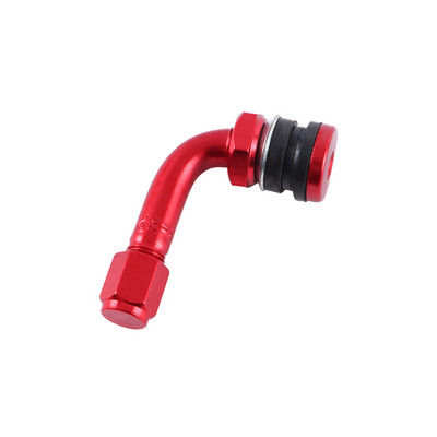 2 бр. Вентили за гуми на мотоциклетни колела Капачка на стеблото Въздушен капак 90 градуса CNC Алуминиева сплав Универсални безкамерни стъбла на клапани