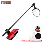 Kerékpárra tapadó visszapillantó tükör felnőtteknek Kerékpáros motoros bukósisak kristálytiszta kilátással állítható kerékpáros tükörrel