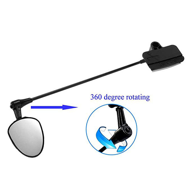 Kerékpárra tapadó visszapillantó tükör felnőtteknek Kerékpáros motoros bukósisak kristálytiszta kilátással állítható kerékpáros tükörrel