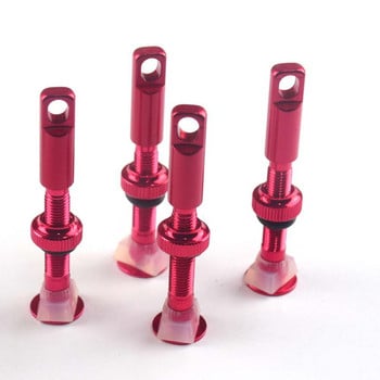 4PCS Presta Caps F/V Valve Core Ремонт Инсталиране на CNC машинно анодизирани части от сплав Лек велосипеден клапан Аксесоари за нипели