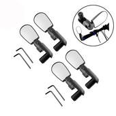 1 pereche de oglinzi universale cu rotație reglabilă pentru mini oglinzi pentru bicicletă MTB ciclism de șosea, ghidon cu unghi larg, oglindă retrovizoare pentru ciclism