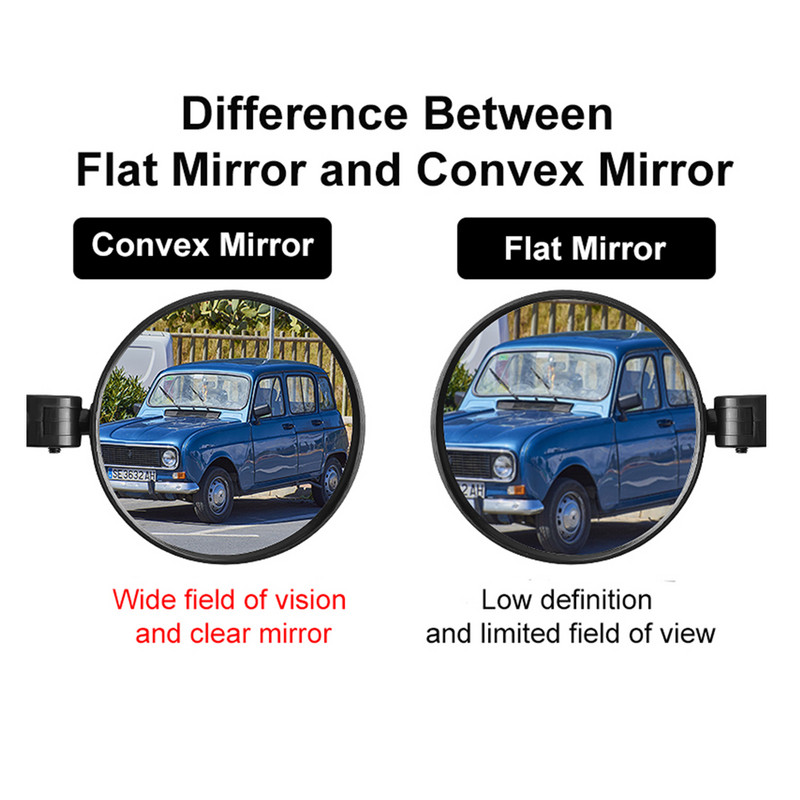 Universaalne jalgratta tahavaatepeegel, reguleeritav pööratav jalgratta juhtraud jalgratta tahavaatepeeglid MTB maanteeratta tarvikutele