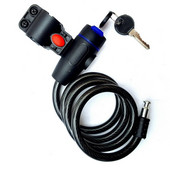 Maastikujalgratta lukk vargusvastane lukk mootorrattale Jalgratta juhtmelukk Elektrisõiduki trossluku Jalgrattavarustuse võti