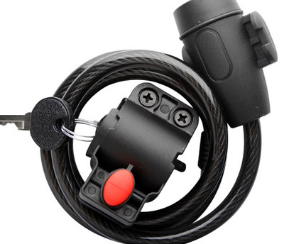 Maastikujalgratta lukk vargusvastane lukk mootorrattale Jalgratta juhtmelukk Elektrisõiduki trossluku Jalgrattavarustuse võti