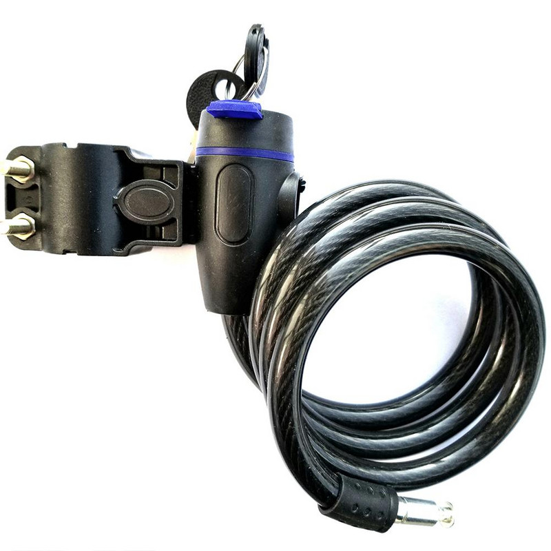 Maastikujalgratta lukk vargusvastane lukk mootorrattale Jalgratta juhtmelukk Elektrisõiduki trossluku Jalgrattavarustuse võti