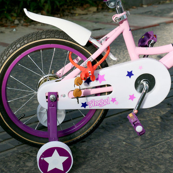 Силиконова ключалка за велосипед-DrBike Yellow Dog Велосипедна ключалка за детски велосипед, Мек на допир материал за велосипед за малки деца, Детски аксесоари, 450 мм/580 м