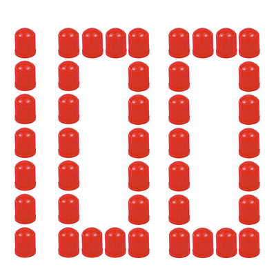 50/100db autókerék gumiabroncs Schrader/Presta szelepszár műanyag kupakok színes porálló fúvókafedelek MTB kerékpár tartozékok