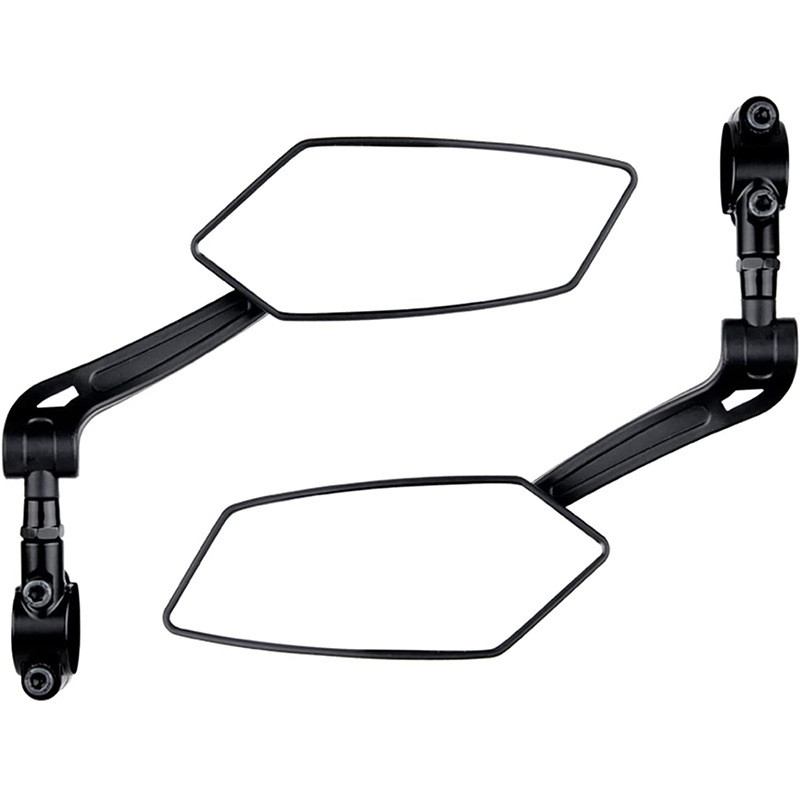 Dviračio galinio vaizdo veidrodėlis Dviračio važiavimas dviračiu Aiškus platus galinis matymas galinio vaizdo atšvaitas Reguliuojama vairo kairysis dešinysis veidrodėlis