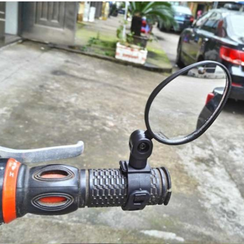 1 tk 360° painduv pöörlev jalgratta tahavaatepeegel lainurk lame peegel mini juhtraud MTB jalgratta helkur Jalgrattatarvikud