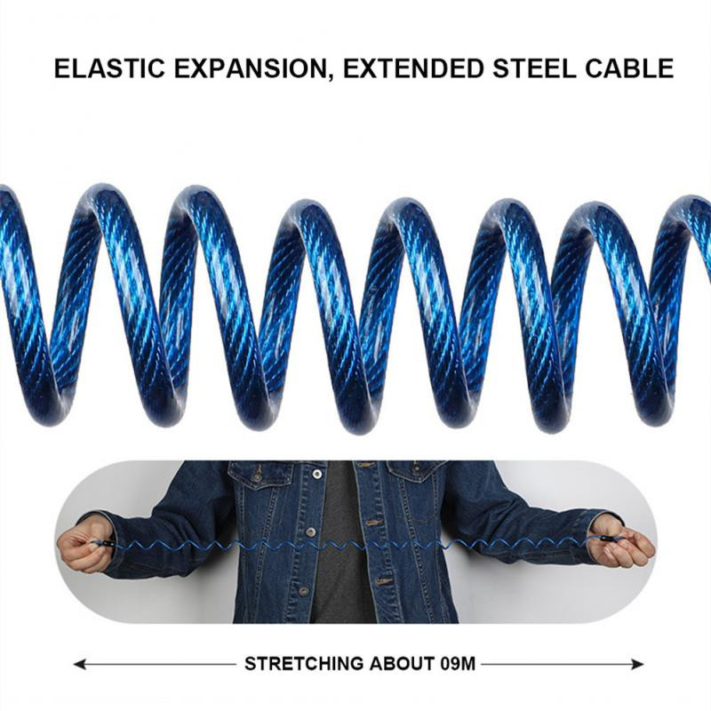 Dviračio šalmo užraktas Lauke Jojimo šalmas Apsaugos nuo vagystės pakabinamas užraktas, skirtas elektriniam motociklui MTB dviračio šalmo užraktas su dviem raktais