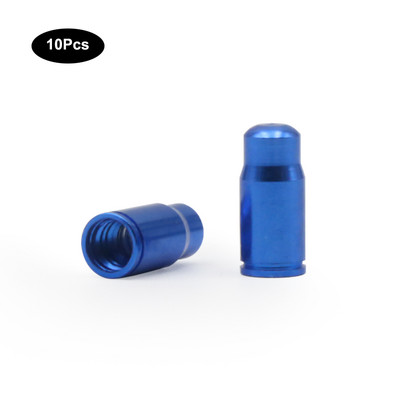 10 бр. Капачка на клапана за велосипедни гуми Френска капачка на клапана Прахоустойчив протектор на капака на колелото От алуминиева сплав Прахов капак MTB Капачки на клапаните за шосеен велосипед