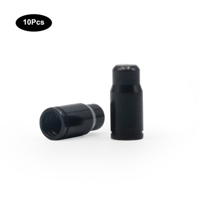 10 бр. Капачка на клапана за велосипедни гуми Френска капачка на клапана Прахоустойчив протектор на капака на колелото От алуминиева сплав Прахов капак MTB Капачки на клапаните за шосеен велосипед