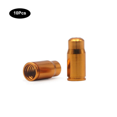 10 бр. Капачка на клапана за велосипедни гуми Френска капачка на клапана Прахоустойчив протектор на капака на колелото От алуминиева сплав Прахов капак MTB Капачки на клапаните за шосеен велосипед