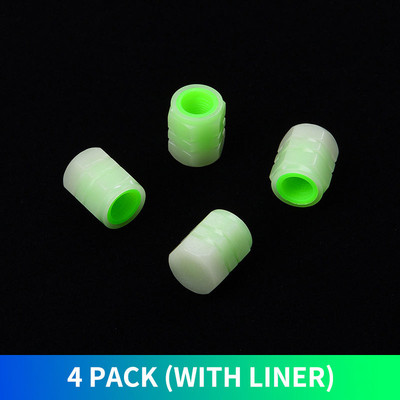 4 tk/10 tk helendav jalgrattarehvi õhuklapi korgi valgus MTB mini luminofoorlamp Tolmukindel dekoratiivne kohaldatav mootorratas