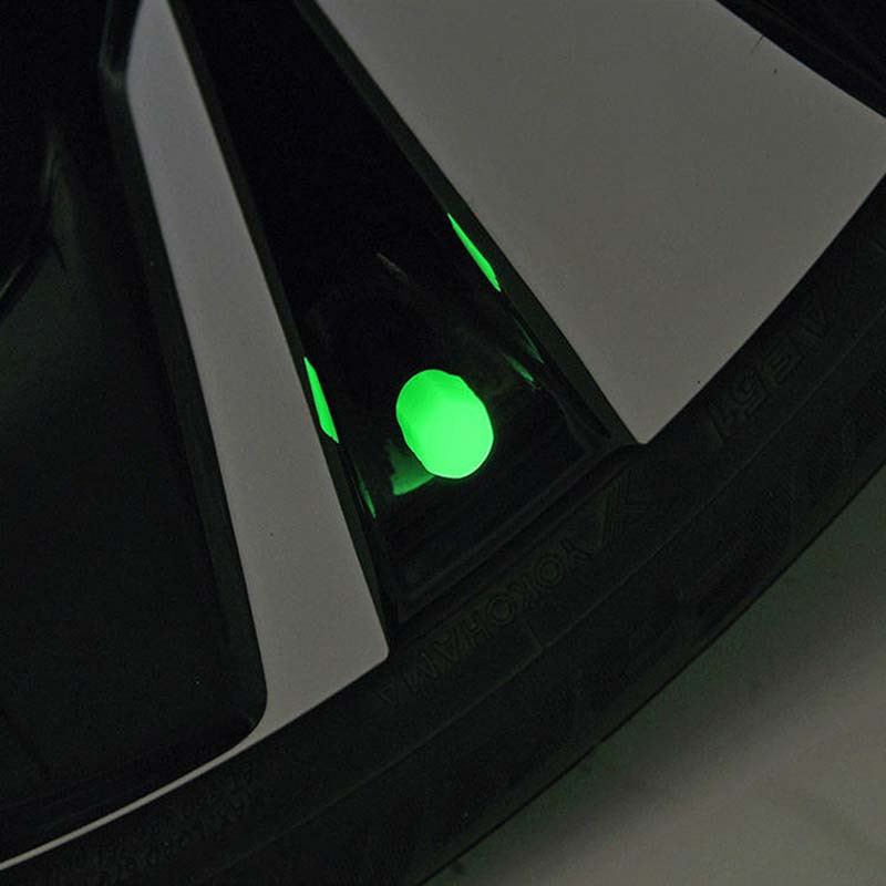 4 tk/10 tk helendav jalgrattarehvi õhuklapi korgi valgus MTB mini luminofoorlamp Tolmukindel dekoratiivne kohaldatav mootorratas