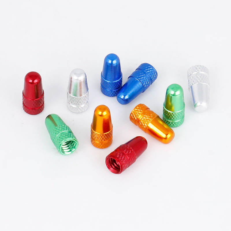 Deemount 4 tk/partii tsükli ventiili kork F/V otsik Presta keermestusmutter CNC anodeeritud sulamist kaane kate Kerge kaal mitu värvi