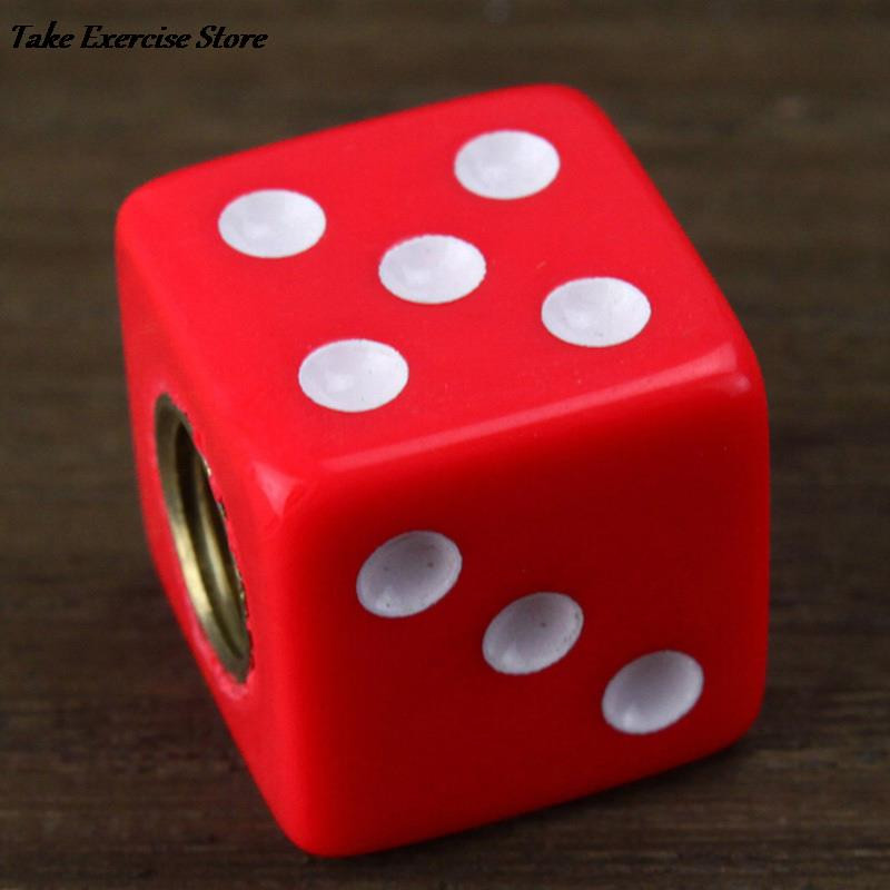 4TK plastikust jalgratta täringu rehvi klapikorgid mägijalgratta rehvi õhuklapi vars tolmukorgid auto ATV veljed jalgratta tarvikud punased