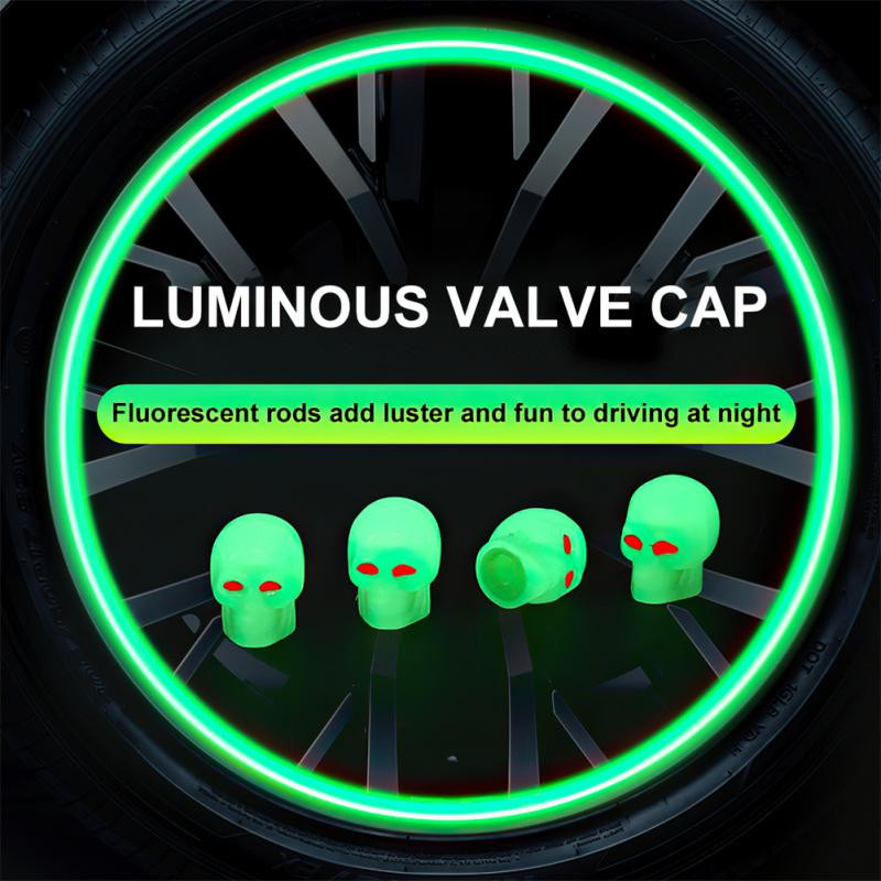 Kerékpár szelepsapka univerzális gumiabroncs keréktárcsa fúvókák könnyű világító gumiabroncs szelepsapka autós motorkerékpár tartozékokhoz