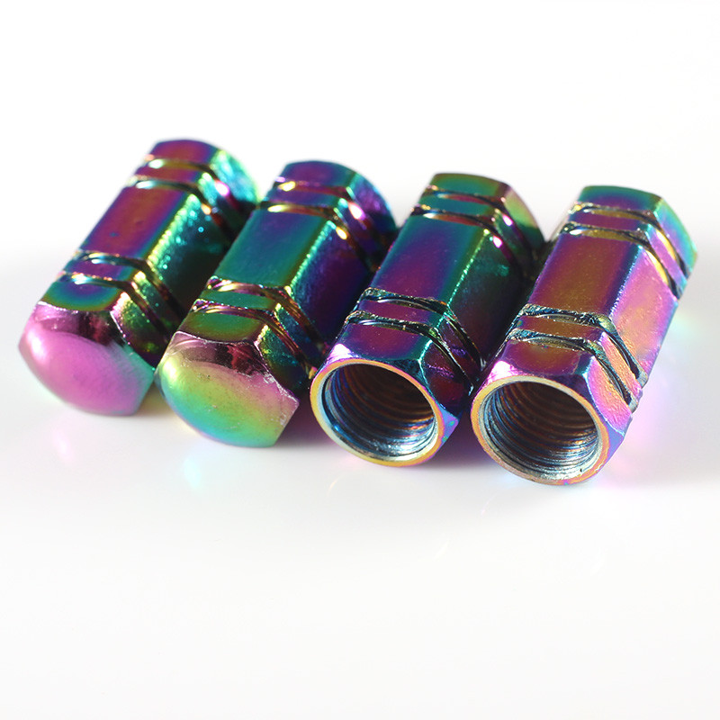 4 bucăți capace de supape din aliaj de aluminiu, capace de tijă a anvelopelor de mașină pentru motociclete, camioane, MTB, biciclete de drum, SchraderCaps, accesorii pentru biciclete