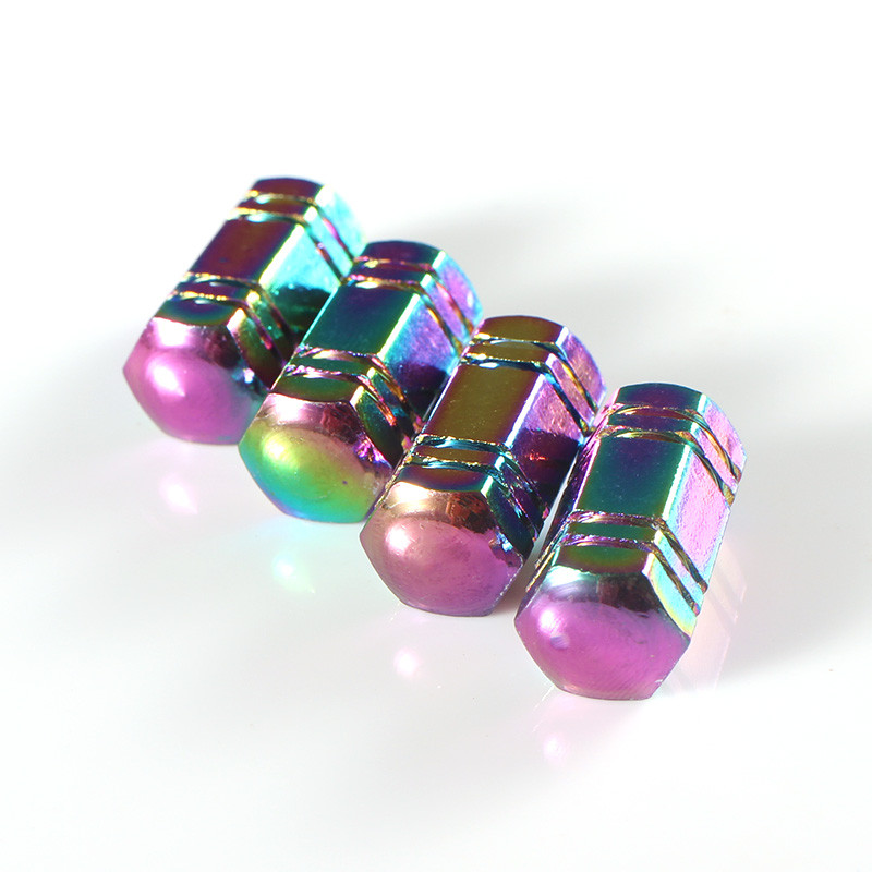 4 bucăți capace de supape din aliaj de aluminiu, capace de tijă a anvelopelor de mașină pentru motociclete, camioane, MTB, biciclete de drum, SchraderCaps, accesorii pentru biciclete