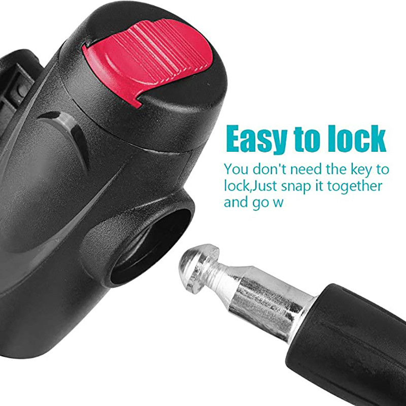 Kerékpárzár lánc drótzár Lopásgátló lánczár kerékpár kerékpáros zárakhoz Acélkábel elektromos kerékpár felszerelés biztonsági zár