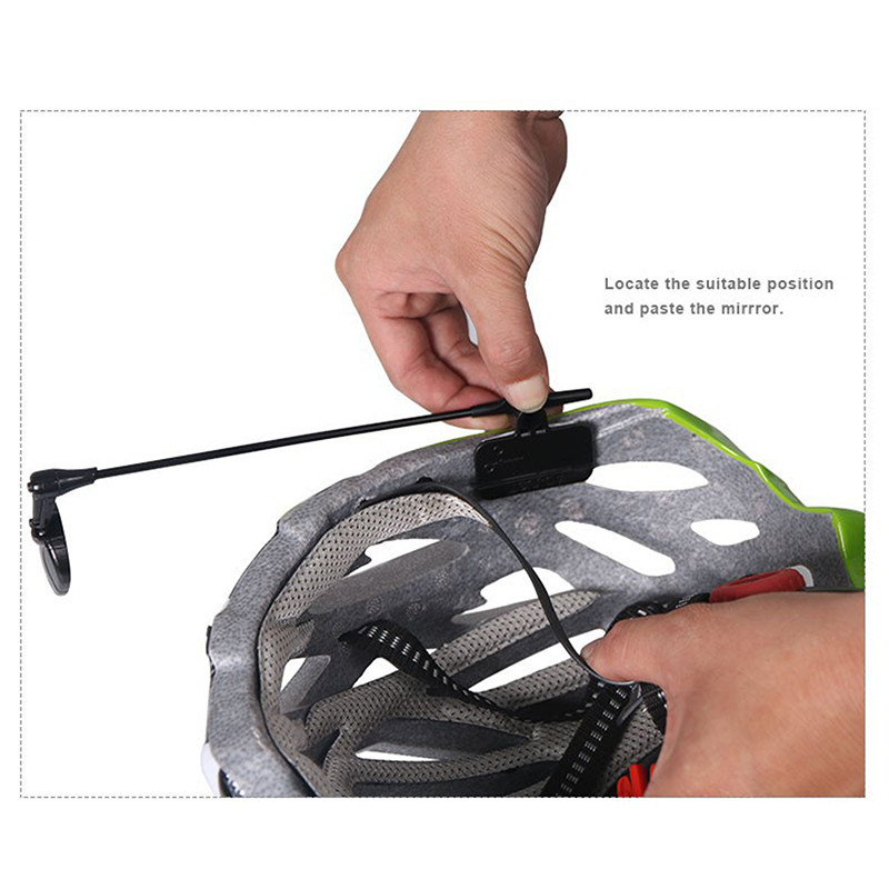 Reguliuojamas plento dviračių dviračių galinio vaizdo veidrodis Universalus Pro šalmo veidrodėlis