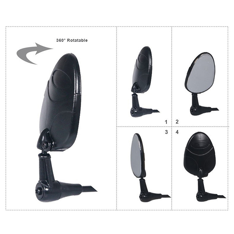 Reguliuojamas plento dviračių dviračių galinio vaizdo veidrodis Universalus Pro šalmo veidrodėlis