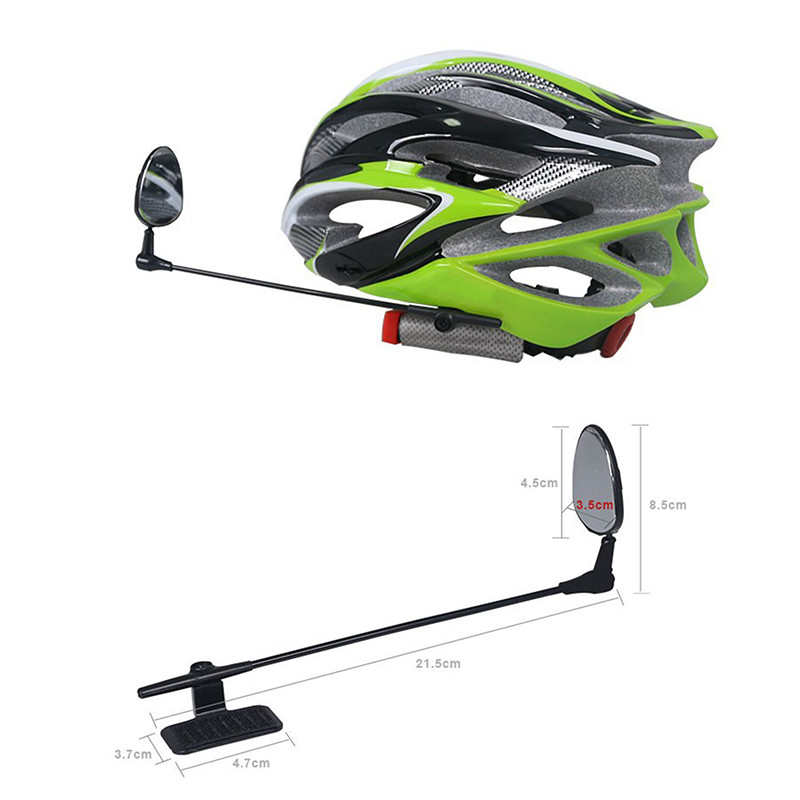 Reguliuojamas plento dviračių dviračių galinio vaizdo veidrodis Universalus Pro šalmo veidrodėlis