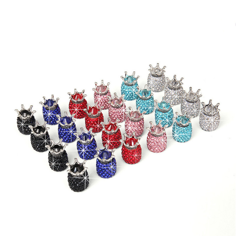 4 kom gume za motocikle Kapice ventila za gume od kamenčića Kristalni univerzalni poklopac ventila za gume Kapice za ventile za gume Kapice za ventile za gume Kapice za gume