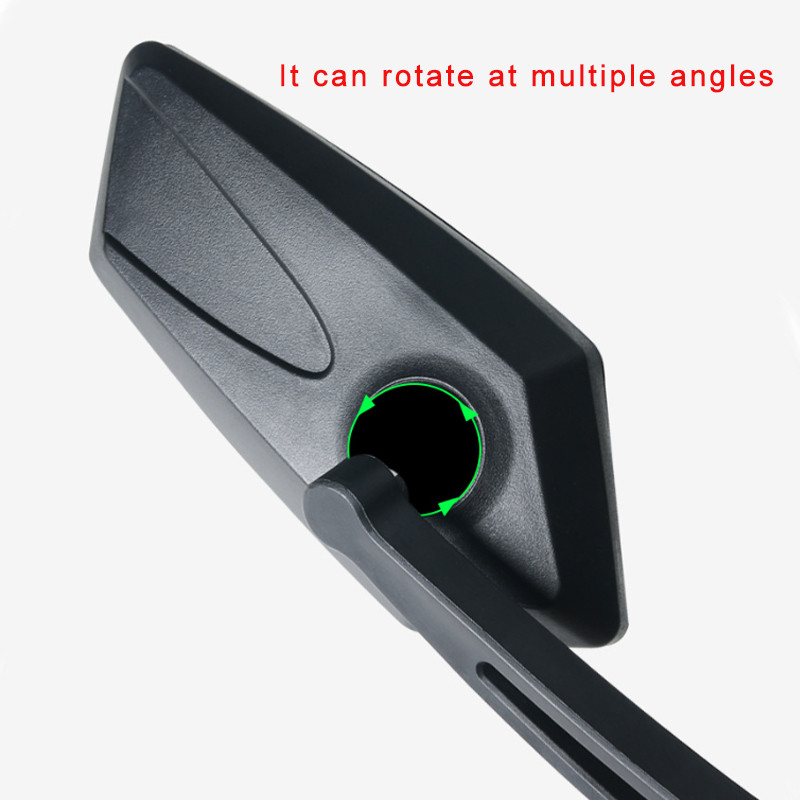 Jalgratta juhtraua helkur Tahavaatepeegli ohutus reguleeritav pööratav peegel läbipaistev elektriline tõukeratas jalgrattasõidu tarvik