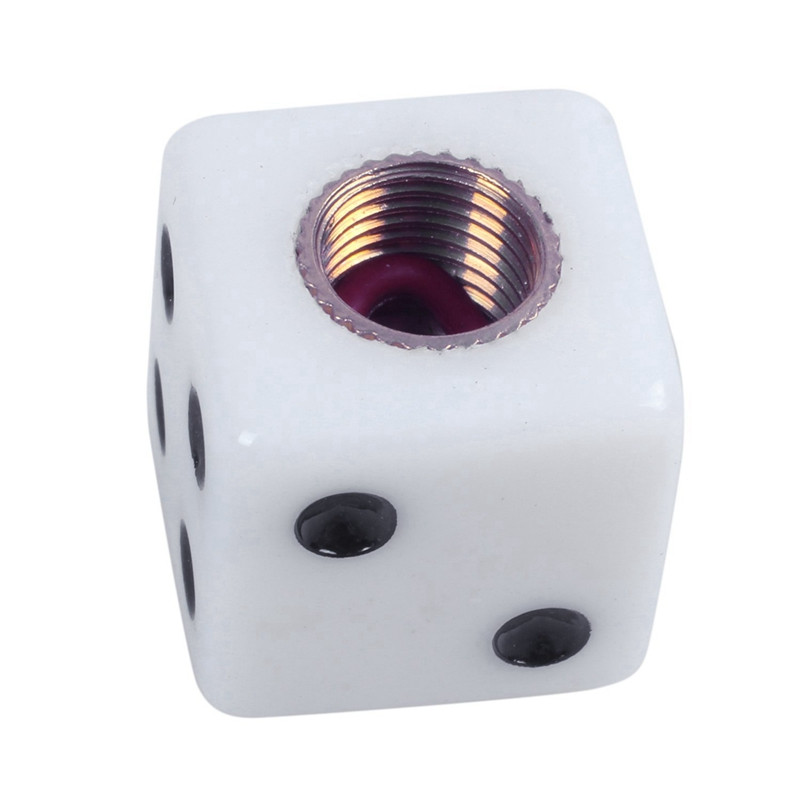 8 bucăți mașină Vehicul Dice Design Anvelope Valve Roți Capace Tijă