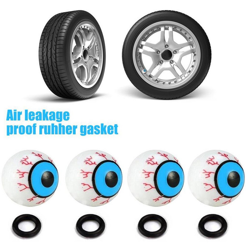 4 tükki Jalgratta ventiilid korgid Suukaitse tolmukatted Mootorratta auto rataste rehvide kujundamine asendusosade tarvikud