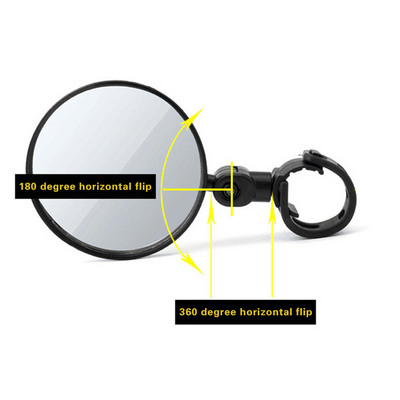 1 par univerzalnih retrovizora za bicikle Podesivi biciklistički upravljač Fleksibilna sigurnosna retrovizora Dodaci za bicikle ASD88