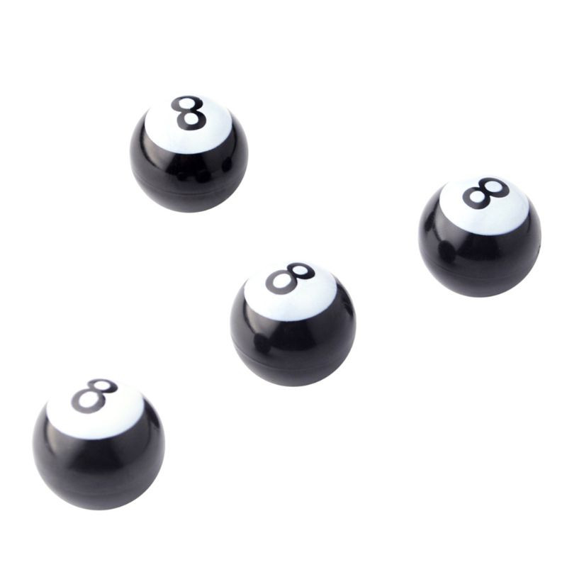 MTB keréklevegő VALVE szársapkákhoz univerzális abroncs VALVE szársapkákhoz Biliárd fekete 8 golyós formájú autós teherautó csomag