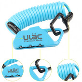 Blocare portabilă pentru cască cu parolă, convenabil pentru a transporta Încuietoare de cablu de oțel ușor pentru bicicletă, biciclete de munte, blocare de siguranță