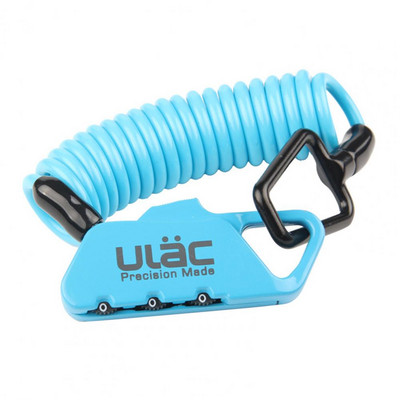 Blocare portabilă pentru cască cu parolă, convenabil pentru a transporta Încuietoare de cablu de oțel ușor pentru bicicletă, biciclete de munte, blocare de siguranță