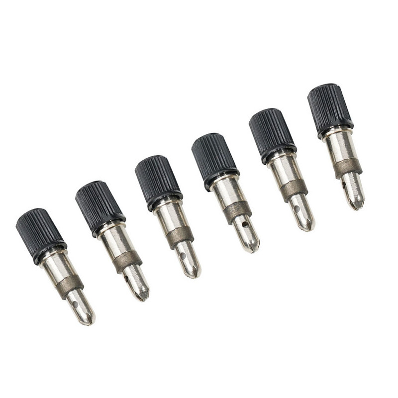 Kerékpár szelep mag porvédő sapkával Dunlop kerékpár sapka porszelep forró akció Aligátor villanószelep DV kerékpáros alkatrész tartozékok 4/6 db